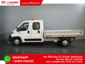 Peugeot Boxer cutie de marfă deschisă 2.0 HDI 163 CP DC Pick Up cu cabină dublă/ cutie de marfă deschisă/7 Pers./ 3.0t Trekverm./300x220/ Airco