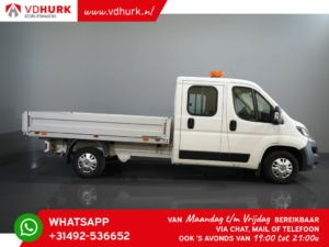 Peugeot Boxer cutie de marfă deschisă 2.0 HDI 163 CP DC Pick Up cu cabină dublă/ cutie de marfă deschisă/7 Pers./ 3.0t Trekverm./300x220/ Airco