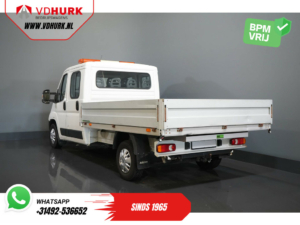 Peugeot Boxer Open cargo box 2.0 HDI 163 ch DC Double Cab Pick Up/ Open cargo box/7 Pers./ 3.0t Trekverm./300x220/ Airco