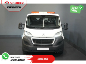 Peugeot Boxer Open cargo box 2.0 HDI 163 hp DC Double Cab Pick Up/ Open cargo box/7 Pers./ 3.0t Trekverm./300x220/ Airco