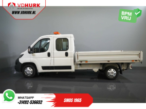 Peugeot Boxer Open laadbak 2.0 HDI 163 pk DC Dubbel Cabine Pick Up/ Open Laadbak/7 Pers./ 3.0t Trekverm./300x220/ Airco