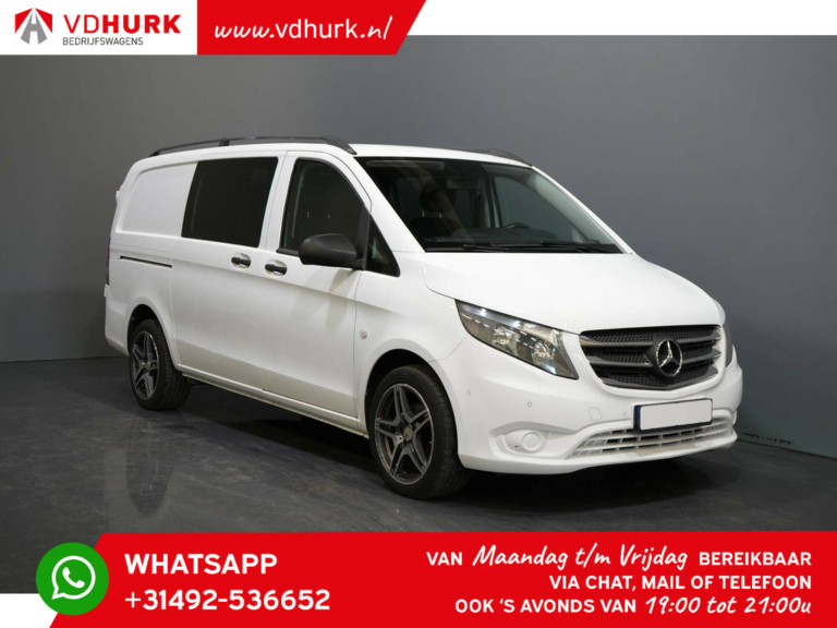 Mercedes-Benz Vito Bestelbus 114 CDI DC Dubbel Cabine 17'' LMV/ Cruise/ PDC