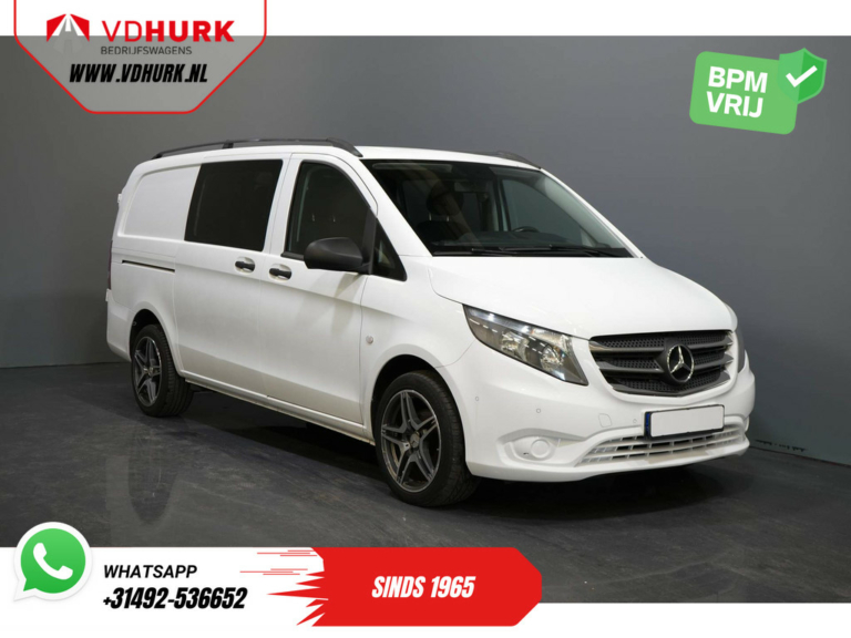 Mercedes-Benz Vito Van 114 CDI DC Double Cab BPM FREE! 17'' Airco/ LMV/ Cruise/ PDC