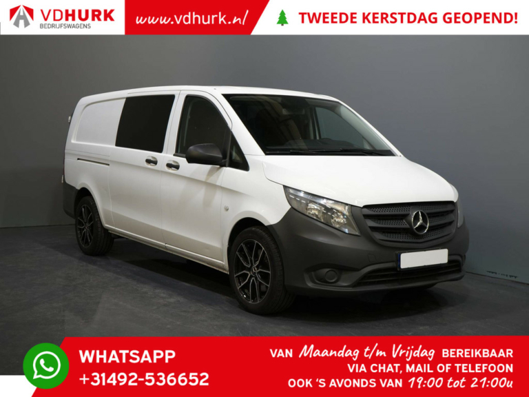 Mercedes-Benz Vito Van 114 CDI Aut. L3 XL 2x Porte coulissante/ LMV/ Croisière/ Climatisation/ Attelage