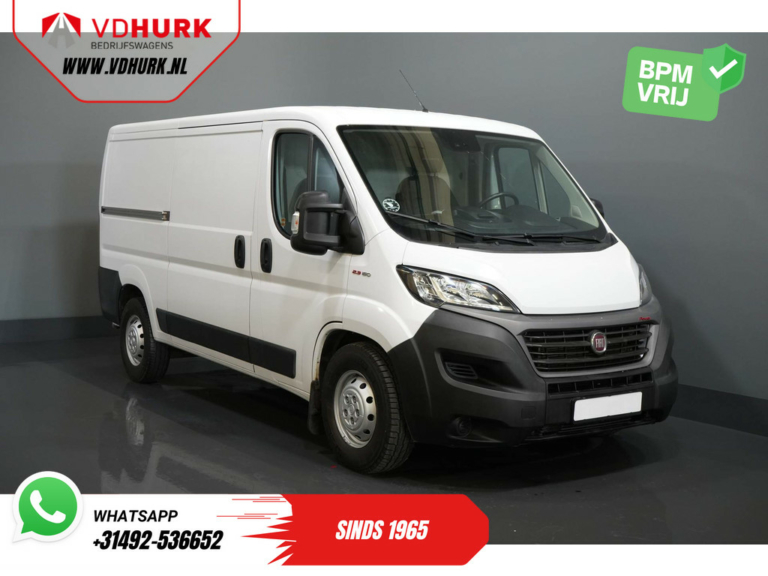 Fiat Ducato Bestelbus 2.3 MJ 160 pk ZF Aut. L2 2x Schuifdeur/ Standkachel/ Camera/ Navi/ Cruise/ 3t Trekhaak