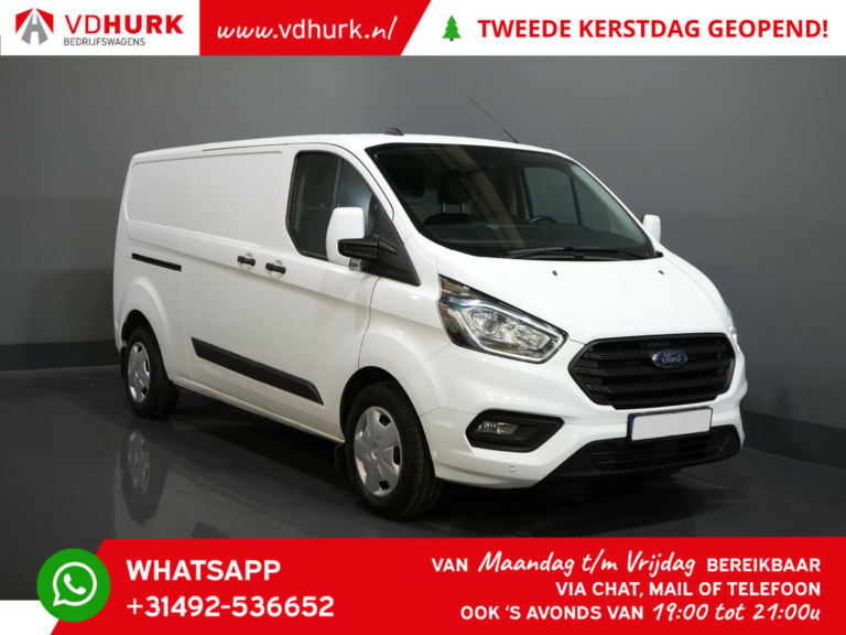 Ford Transit Custom Van 2.0 TDCI 130 ch Aut. L2 Cruise/ PDC V+A/ DAB+/ Airco