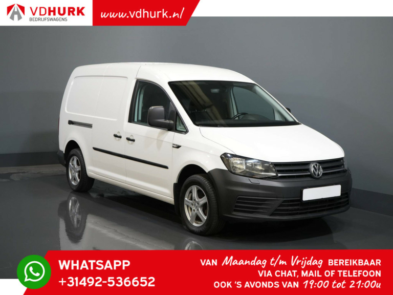 Volkswagen Caddy Maxi Bestelbus 2.0 TDI 100 pk DSG Aut. EU6 L2 Standkachel/ Stoelverw./ PDC/ Camera/ Cruise/ Trekhaak/ Airco