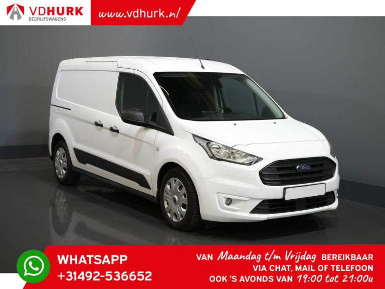 Ford Transit Connect Fourgons L2 1.5 TDCI 100 HP Aut. 3pers./Chauffage debout/ Stoelverw./Carplay/ PDC/ Camera/ Cruise/ Airco
