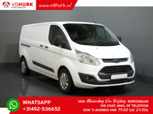 Ford Transit Custom Van L2 2.0 TDCI Aut. 130 cv EU6 2x Puerta corredera/ Crucero/ Stoelverw./ PDC/ Airco