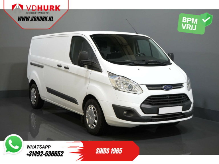 Ford Transit Custom Van L2 2.0 TDCI Aut. 130 cv EU6 2x Porta scorrevole/ Crociera/ Stoelverw./ PDC/ Airco