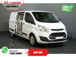 Ford Transit Custom Bestelbus L2 2.0 TDCI Aut. 130 pk EU6 2x Schuifdeur/ Cruise/ Stoelverw./ PDC/ Airco