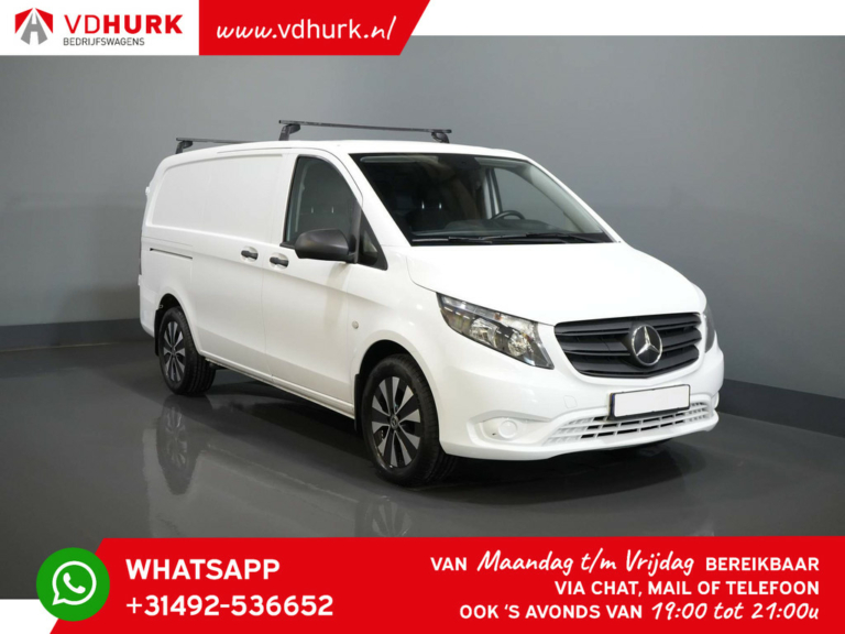 Mercedes-Benz Vito Bestelbus 114 CDI Aut. L2 Adapt. Cruise/ Standkachel/ Stoelverw./ Inrichting/ Carplay/ Navi/ Camera/ Trekhaak