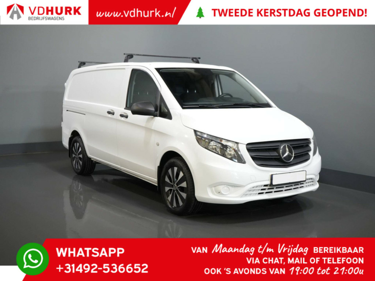 Mercedes-Benz Vito Van 114 CDI Aut. L2 Adapt. Croisière/ Chauffage au sol/ Sièges / Intérieur/ Carplay/ Navi/ Caméra/ Crochet d'attelage