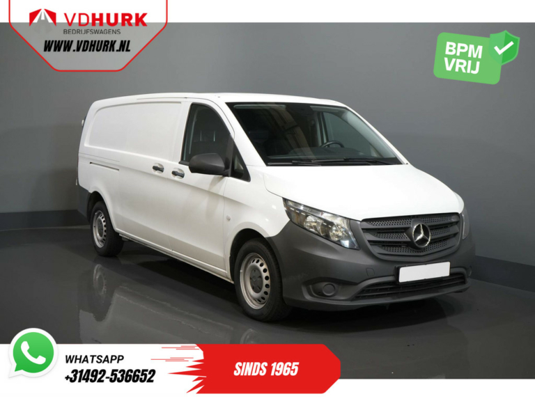 Mercedes-Benz Vito Van 114 CDI Aut. L3 343 XL EURO6 BPM FREE! Position heating/ Seat heating/ Cruise/ Camera/ Air conditioning