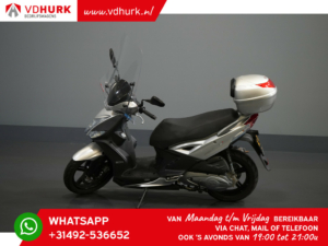 Kymco Motor scooter Agility 16 + 200cc Motor scooter MARGE Topcase/ Parabrezza/ 5.800 km!