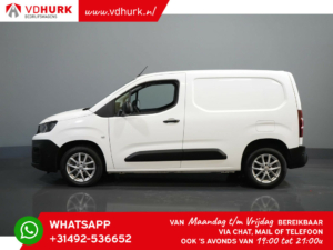 Peugeot Partner Van 1.5 HDI 130 hp Aut. 3 Pers./ Carplay/ Standkachel/ Stoelverw./ LMV/ Cruise/ PDC/ Towing hook