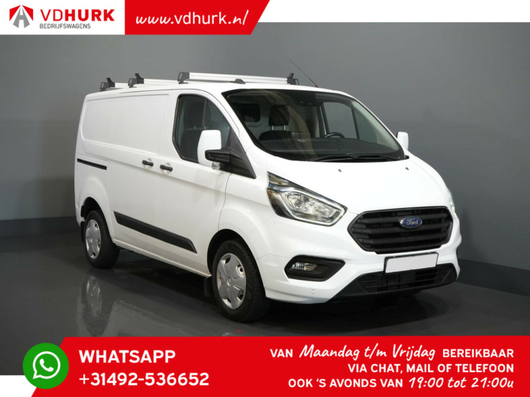 Ford Transit Custom Van 2.0 TDCI 130 hp Aut. Stand heater/ Carplay/ Cruise/ Inverter/ Seat heating/ PDC V+A/ Towing hook