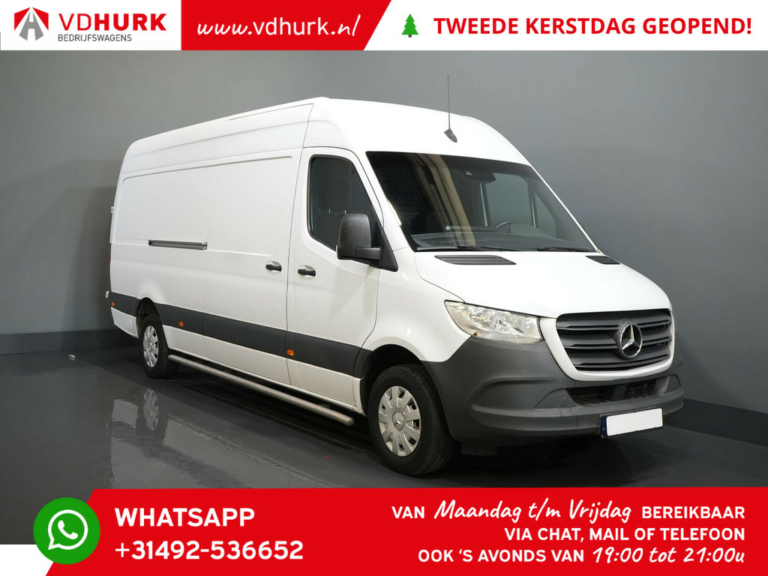 Mercedes-Benz Sprinter Van 315 CDI Aut. L3H2 Navi/ Carplay/ Caméra/ Croisière/ 270Gr. Portes/ Barres latérales