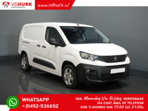 Peugeot Partner Van 1.5 HDI 130 к.с. авт. L2 Long 3перс./ Підігрів сидінь/ Підігрів сидінь/ Carplay/ Камера/ PDC/ LMV/ Круїз/ Фаркоп/ Кондиціонер