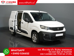 Peugeot Partner Van 1.5 HDI 130 hp Aut. L2 Long 3pers./ Stand heater/ Seatverw./ Carplay/ Camera/ PDC/ LMV/ Cruise/ Towbar/ Airco