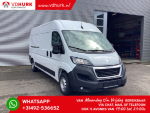 Peugeot Boxer Bestelbus 2.2 HDI 140 pk L3H2 Inrichting/ 270Gr.Deuren/ Stoelverw./ Standkachel/ Camera/ Cruise/ Airco/ PDC/ Trekhaak