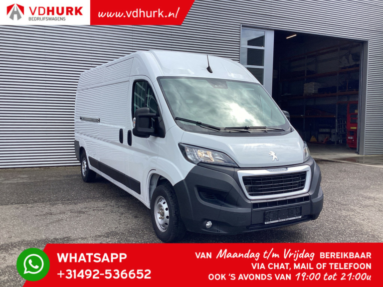 Peugeot Boxer Van 2.2 HDI 140 hp L3H2 Furnishing/ 270Gr.Doors/ Seat heating/ Stand heater/ Camera/ Cruise/ Airco/ PDC/ Towing hook