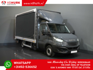 Iveco Daily Bakwagen 35S18 3.0 180 PS Bakwagen Meubelbak/ 2x Schiebeplanen/ Ladebordwand/ Adapt. Cruise/ LED/ Gev. stoel/ Topspoiler/ Klima/ Navi