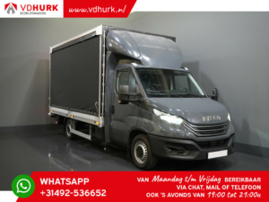 Iveco Daily Bakwagen 35S18 3.0 180 hp Bakwagen Meubelbak/ 2x Schuifzeil/ Laadklep/ Schiebeplane+Heckklappe