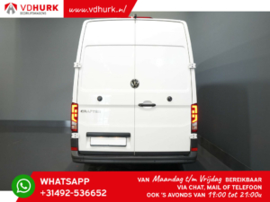 Volkswagen Crafter Bestelbus 35 2.0 TDI Aut. 180 pk L5H3 2x Schuifdeur/ 270 Gr.Deuren/ Gev.Stoel/ Carplay/ Camera/ Cruise/ Stoelverw./ Airco