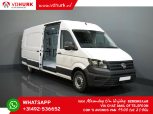 Volkswagen Crafter Bestelbus 35 2.0 TDI Aut. 180 pk L5H3 2x Schuifdeur/ 270 Gr.Deuren/ Gev.Stoel/ Carplay/ Camera/ Cruise/ Stoelverw./ Airco