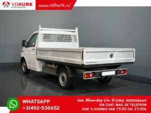 Volkswagen Transporter Open laadbak T6.1 2.0 TDI Open laadbak/ Pick up/ Pritsche/ 290x193/ Standkachel/ Stoelverw./ 2.5t Trekverm./ Cruise/ Airco/ Trekhaak/ Pick up