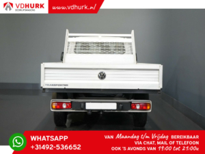 Volkswagen Transporter Open laadbak T6.1 2.0 TDI Open laadbak/ Pick up/ Pritsche/ 290x193/ Standkachel/ Stoelverw./ 2.5t Trekverm./ Cruise/ Airco/ Trekhaak/ Pick up