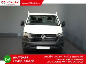 Volkswagen Transporter Open laadbak T6.1 2.0 TDI Open laadbak/ пікап/ Pritsche/ 290x193/ Standkachel/ Stoelverw./ 2.5t Trekverm./ Cruise/ Airco/ Trekhaak/ пікап