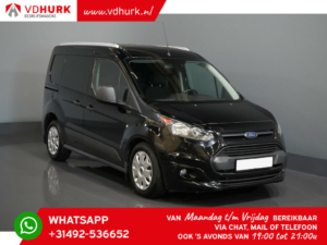 Ford Transit Connect Bestelbus 1.5 TDCI 100 pk EURO6 Aut. 3pers./ Standkachel/ Camera/ Cruise/ Trekhaak/ Stoelverwarming