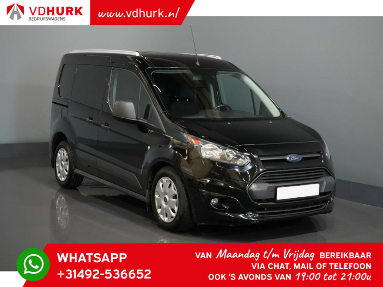 Ford Transit Connect Van 1.5 TDCI 100 ch EURO6 Aut. 3pers./Chauffage au sol/ Caméra/ Croisière/ Attelage/ Sièges chauffants