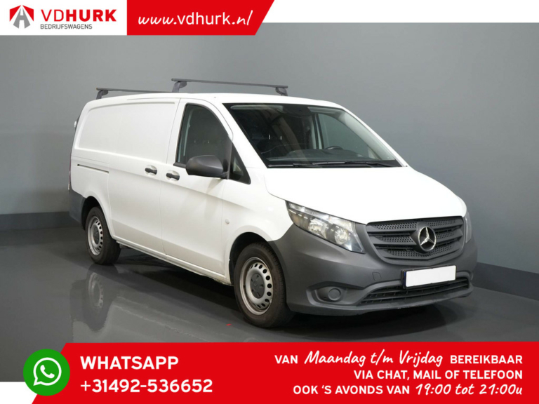 Mercedes-Benz Vito Van 116 CDI Aut. L2 RWD Standkachel/ Navi/ Stoelverw./ Carplay/ Camera/ Cruise/ Towbar/ Airco