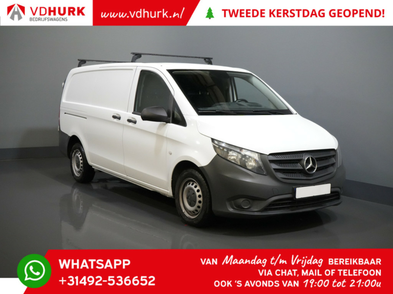 Mercedes-Benz Vito Van 116 CDI Aut. L2 RWD Standkachel/ Navi/ Stoelverw./ Carplay/ Camera/ Cruise/ Towbar/ Airco