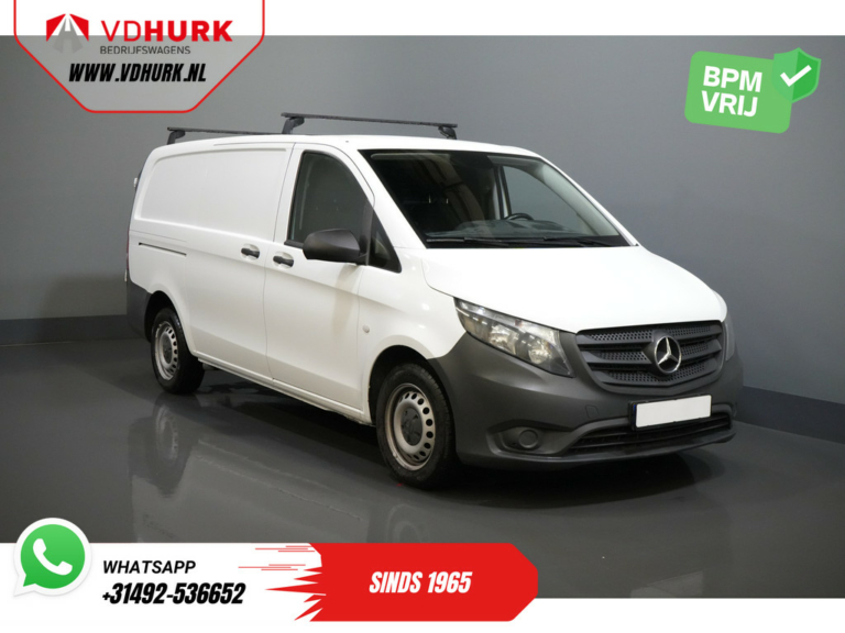 Mercedes-Benz Vito Van 116 CDI Aut. L2 RWD BPM FREE ! Chauffage au stand/ Navi/ Sièges chauffants/ Carplay/ Caméra/ Croisière/ Crochet d'attelage/ Climatisation