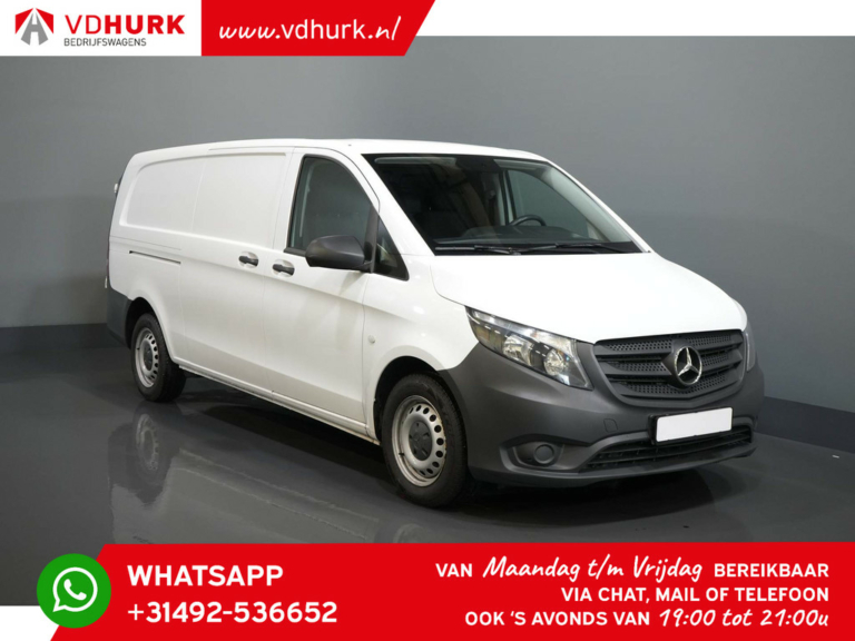 Mercedes-Benz Vito Van 114 CDI Aut. L3 XL RWD Chauffage au sol/ Sièges chauffants/ Caméra/ PDC/ Croisière