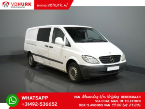 Mercedes-Benz Vito Van 109 CDI DC Double Cab L3/ Drives well/ MOT 11-2024