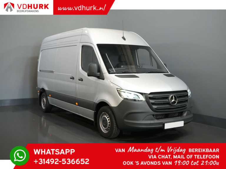 ¡Mercedes-Benz Sprinter Van 16x! Aut. L2H2 LED/ 3t GVW/ Calefacción de pie/ Carplay/ Cruise/ Cámara/ Calefacción de asiento/ Barra de remolque