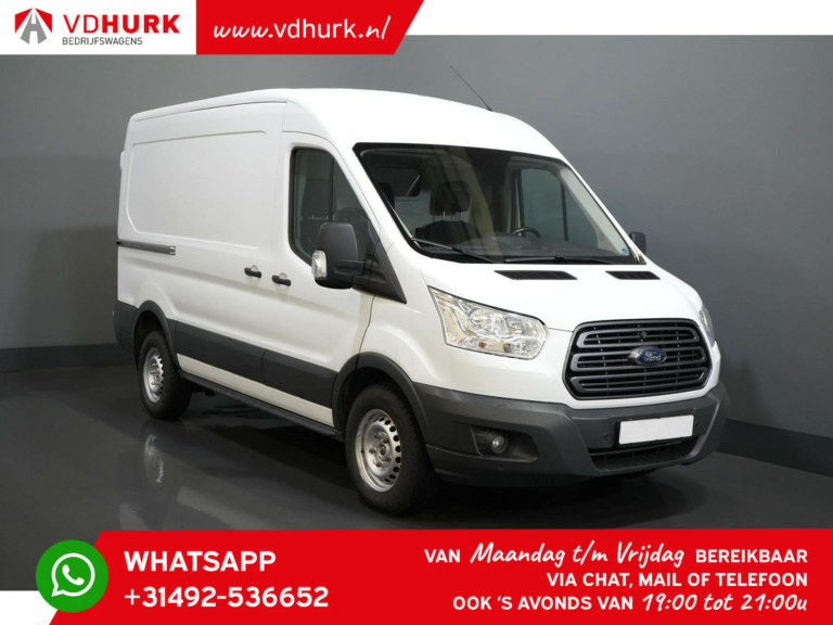 Ford Transit Bestelbus 350 2.0 TDCI 130 pk Aut. L2H2 Trend 2x Schuifdeur/ Standkachel/ Stoelverw./ Camera/ PDC/ Cruise/ Airco/ Trekhaak