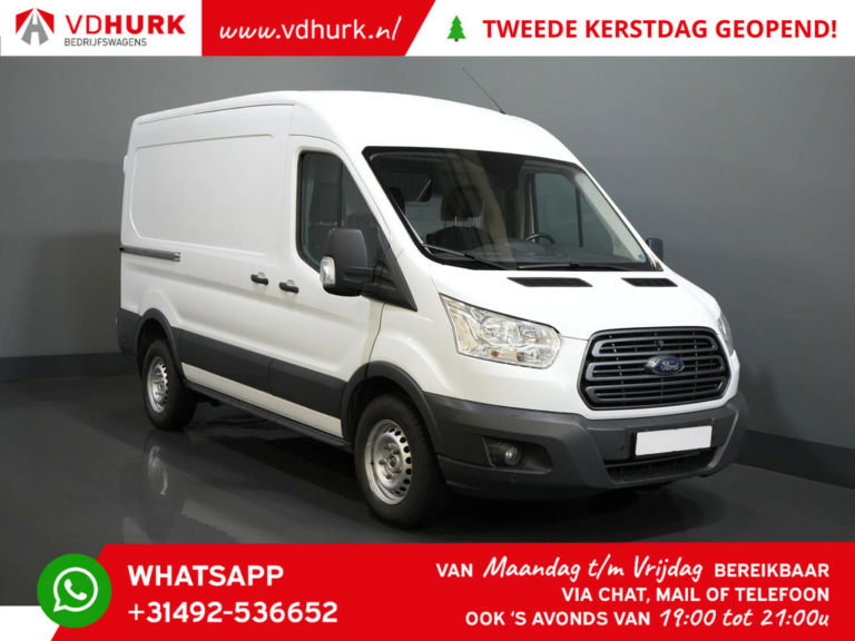 Ford Transit Van 350 2.0 TDCI 130 ch Aut. L2H2 Trend 2x Porte coulissante/ Chauffage au sol/ Sièges chauffants/ Caméra/ PDC/ Croisière/ Airco/ Crochet de remorquage