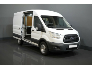 Ford Transit Van 350 2.0 TDCI 130 hp Aut. L2H2 Trend 2x Sliding door/ Stand heater/ Seat heating/ Camera/ PDC/ Cruise/ Airco/ Towing hook