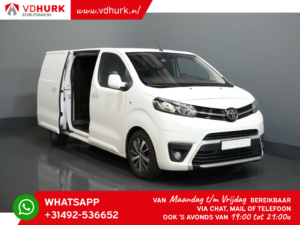 Toyota ProAce Van 2.0 D-4D 180 hp Aut. L3 2x Sliding door/ Adapt. Cruise/ Alarm III/ Stand heater/ Seat heating/ Keyless/ Climate/ CarPlay/ Camera