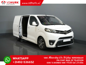 Toyota ProAce Van 2.0 D-4D 180 hp Aut. L3 2x Sliding door/ Adapt. Cruise/ Alarm III/ Stand heater/ Seat heating/ Keyless/ Climate/ CarPlay/ Camera