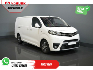 Toyota ProAce Van Worker 2.0 D-4D 180 ch Aut. L3 2x Porte coulissante/ Adapt. Cruise/ Alarm III/ Stand heater/ Seatverw./ Keyless/ Climate/ CarPlay/ Came