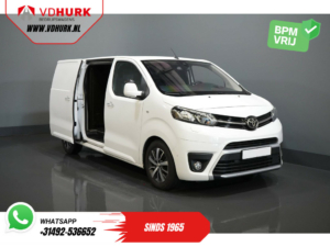 Toyota ProAce Van Worker 2.0 D-4D 180 hp Aut. L3 2x Sliding door/ Adapt. Cruise/ Alarm III/ Stand heater/ Seatverw./ Keyless/ Climate/ CarPlay/ Came