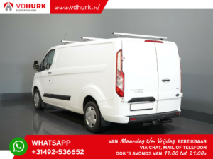 Ford Transit Custom Bestelbus 2.0 TDCI 130 pk L2 Standkachel/ Carplay/ Stoelverw./ Dakdragers/ Cruise/ Trekhaak/ Airco