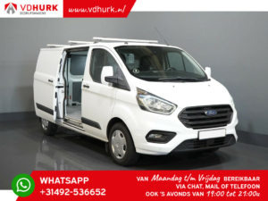 Ford Transit Custom Bestelbus 2.0 TDCI 130 pk L2 Standkachel/ Carplay/ Stoelverw./ Dakdragers/ Cruise/ Trekhaak/ Airco